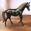 Luxury Handcrafted Brass Horse Decor with Black Patina