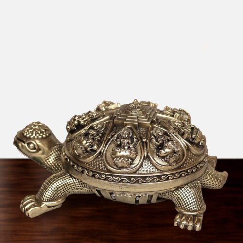 Vastu Brass Tortoise - 6 inches