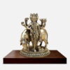 4.5 inches Superfine Brass Dattatreya Idol with Cow