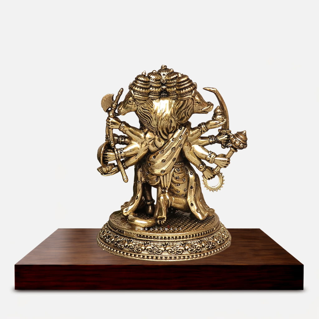 4.5 inches Hanumanji Superfine Brass Idol for Home-Temple Puja - Image 4