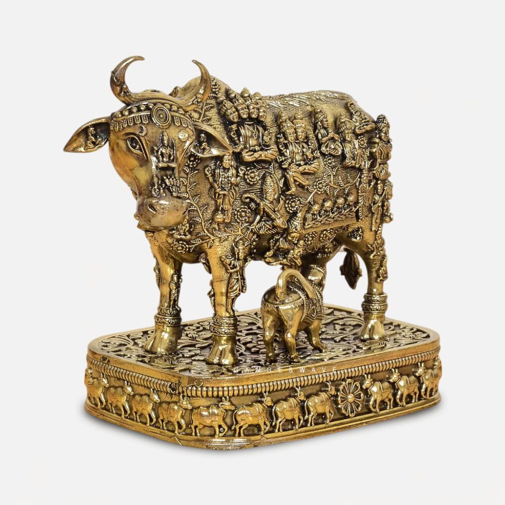 Kamadhenu with calf