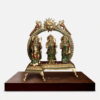 Ram Darbar Brass Idol with Meenarki Work - 12 inches