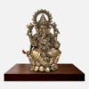 Premium Superfine Brass Ganesha Idol - 3 inches