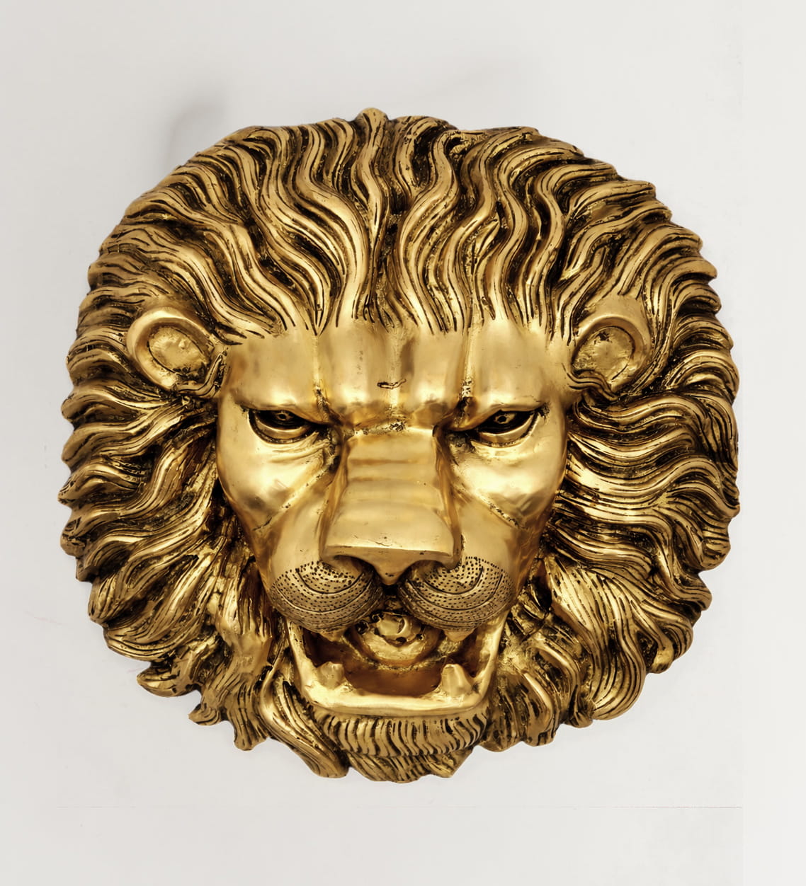 Luxury Brass Lion Wall Decor - 15 inches - Image 5