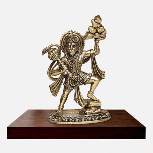 Premium Brass Lord Hanuman Idol - 5 inches