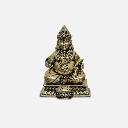 Superfine Brass Kubera Idol – 3 inches