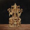 15 " MaLakshmi Superfine Chola Sculpted Brass Idol