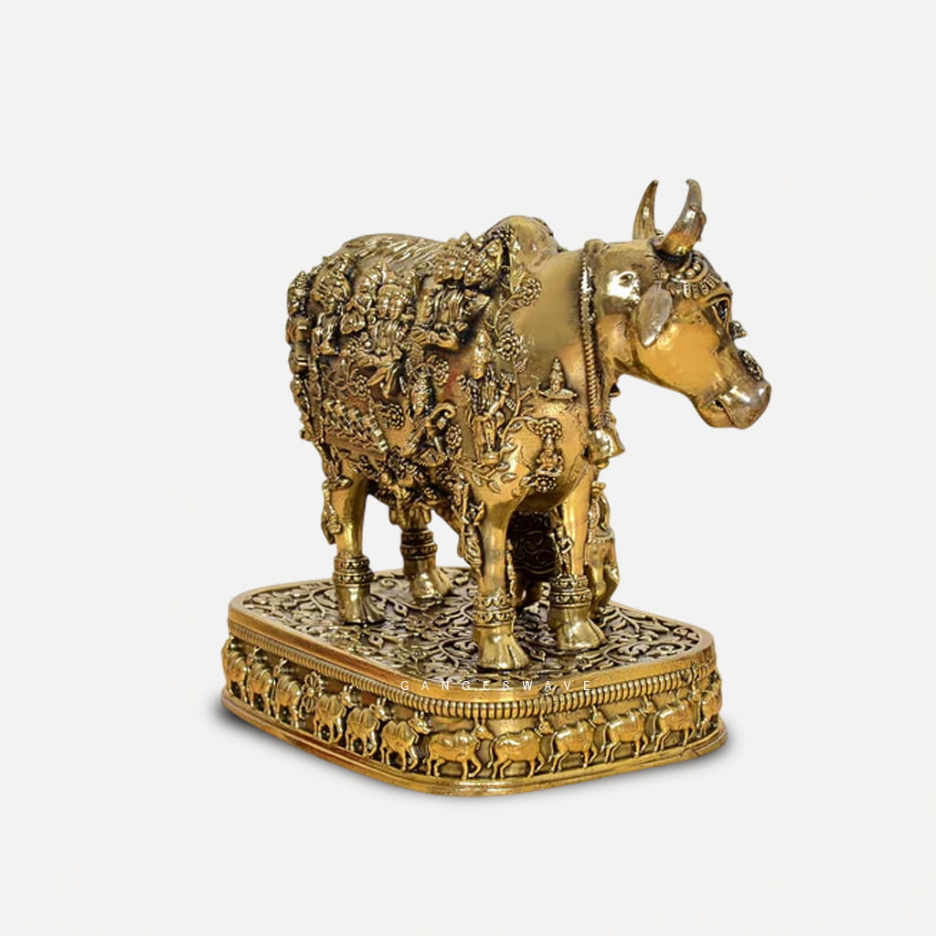 Kamdhenu with Calf 4 inches - Image 6