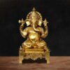 Superfine Brass Lord Ganesha Murti - 27 inches