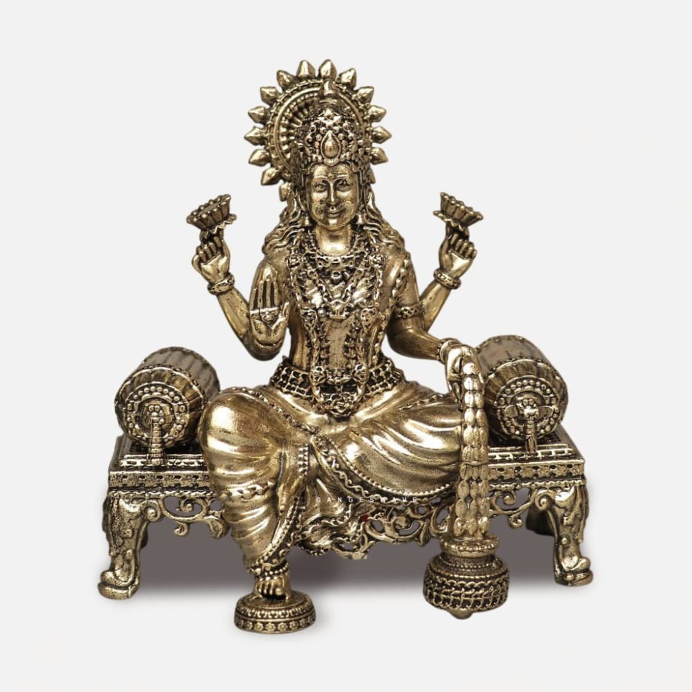 Superfine Brass Maa Lakshmi Murti - 4.5 inches