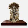4 inches Brass Varaha Avatar Statue with Bhudevi