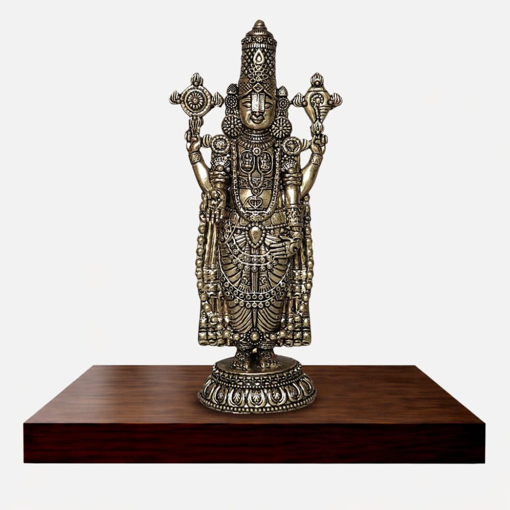 Lord Venkatesh Tirupati Idol - 6 inches