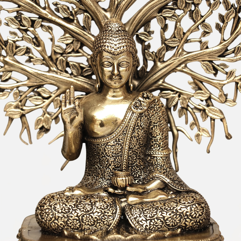 Buddha with Tree superfine - 6.5 inches - Image 6