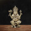 Superfine Brass MaLakshmi Idol - 10 inches