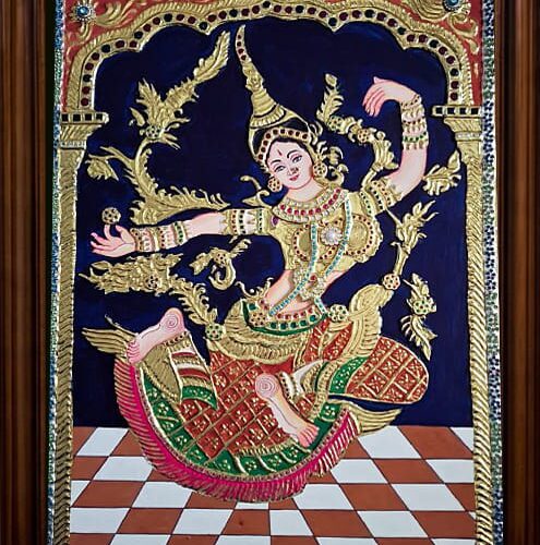 Indonesian Sita Devi Tanjore Painting