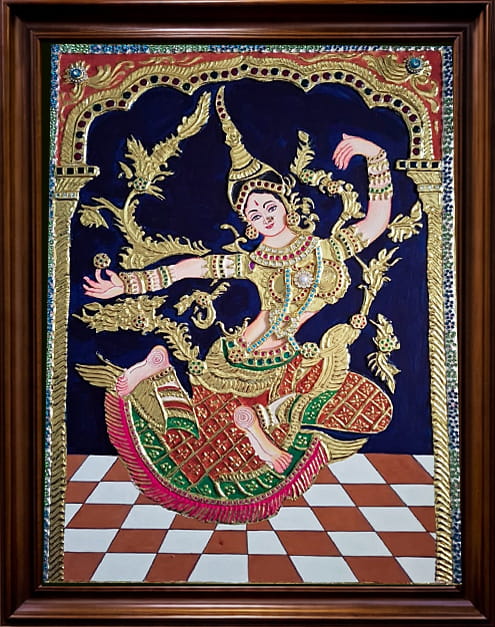 Indonesian Sita Devi Tanjore Painting