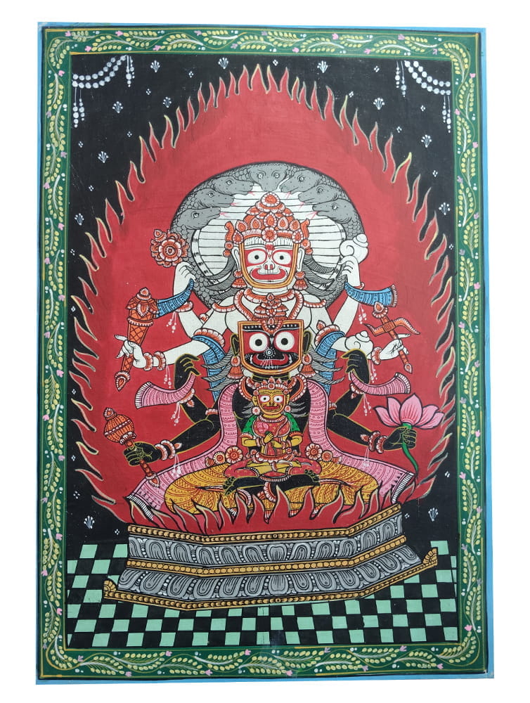 Jagannath Pattachitra Painting [ 19 x 30 inches ]