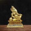 Reclining Lord Ganesha Brass Statue -12 inches