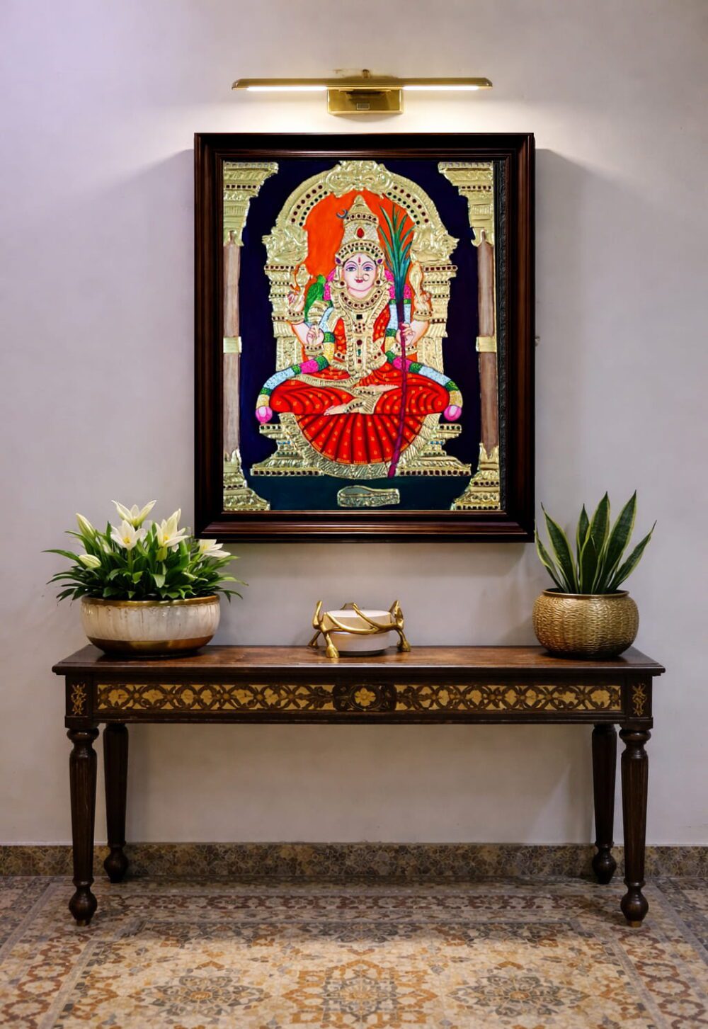 Sri Lalitha DeviTanjore Painting