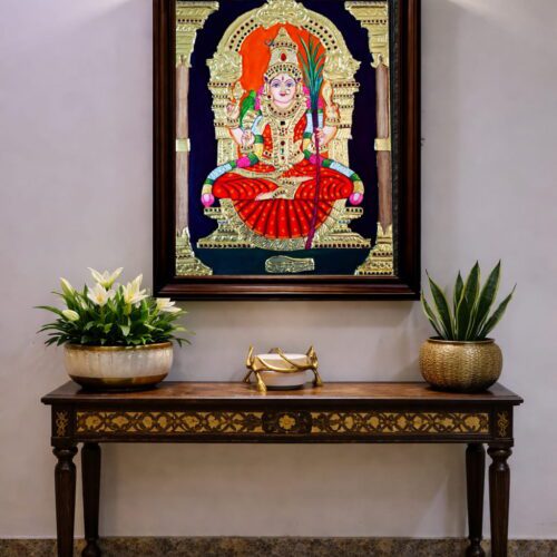 Sri Lalitha DeviTanjore Painting