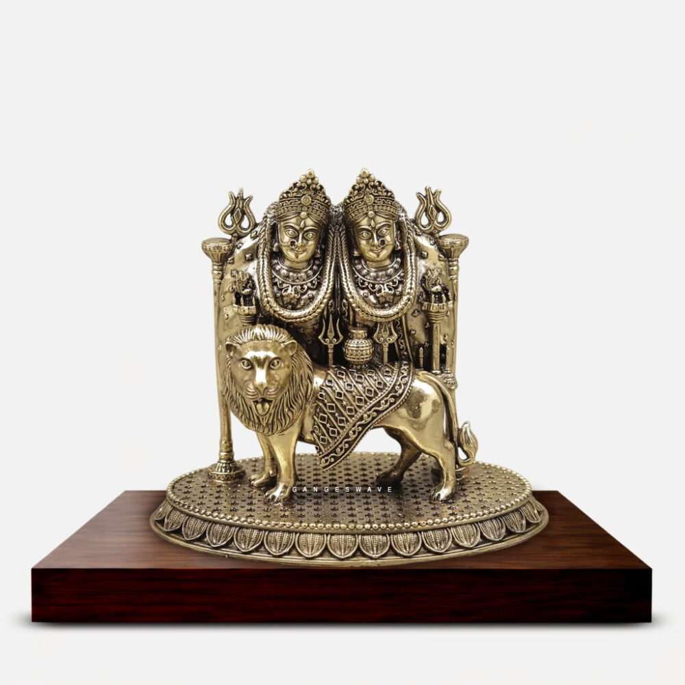 Brass Ma Chamunda - 6 inches