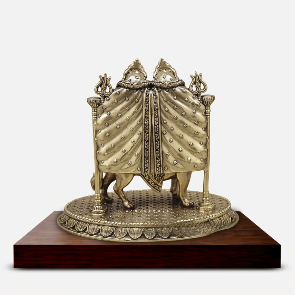 Brass Ma Chamunda - 6 inches - Image 3