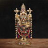 Premium Meenakari Brass Lord Venkateswara Statue - 46 inches