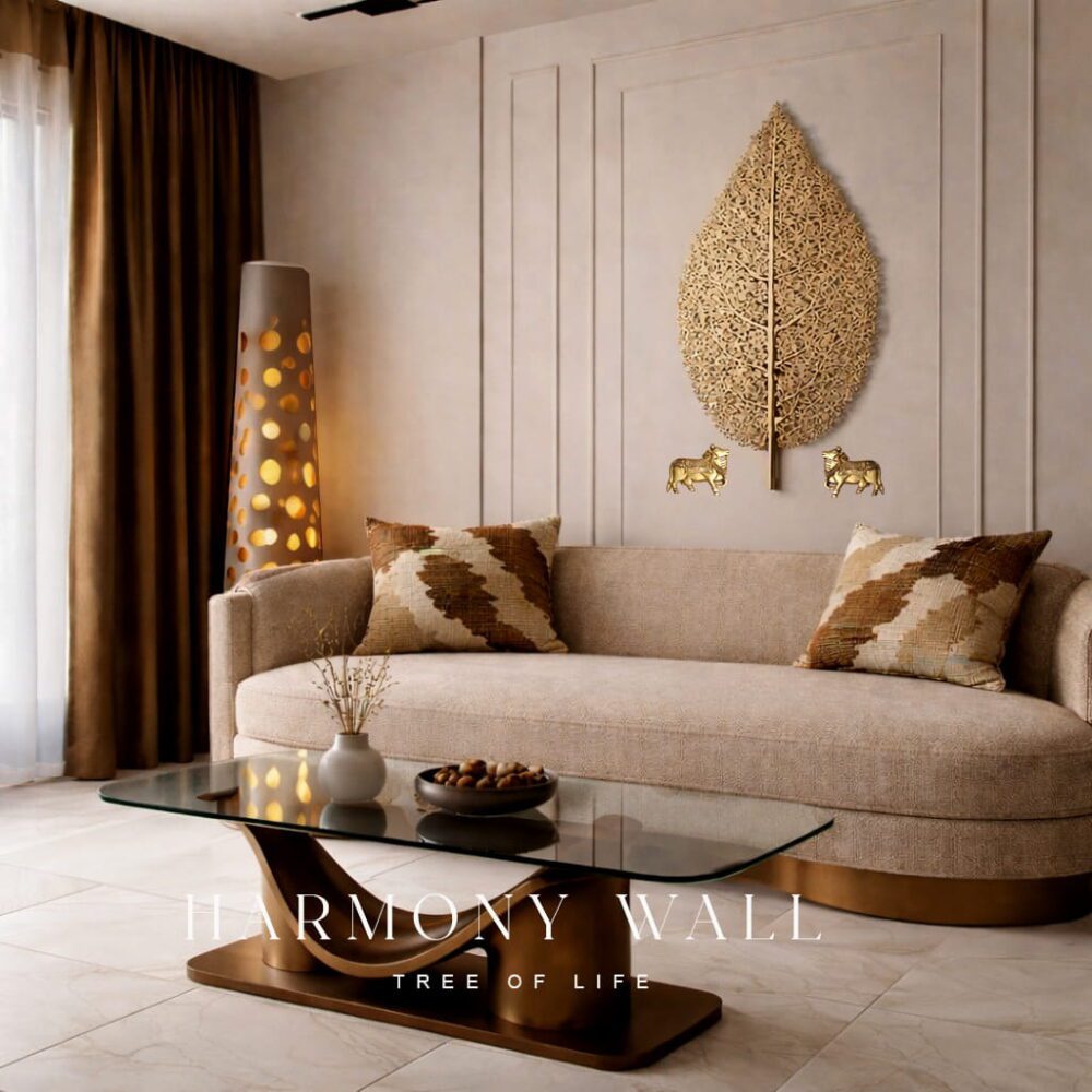 Brass Handcrafted Tree of Life – 83 inches