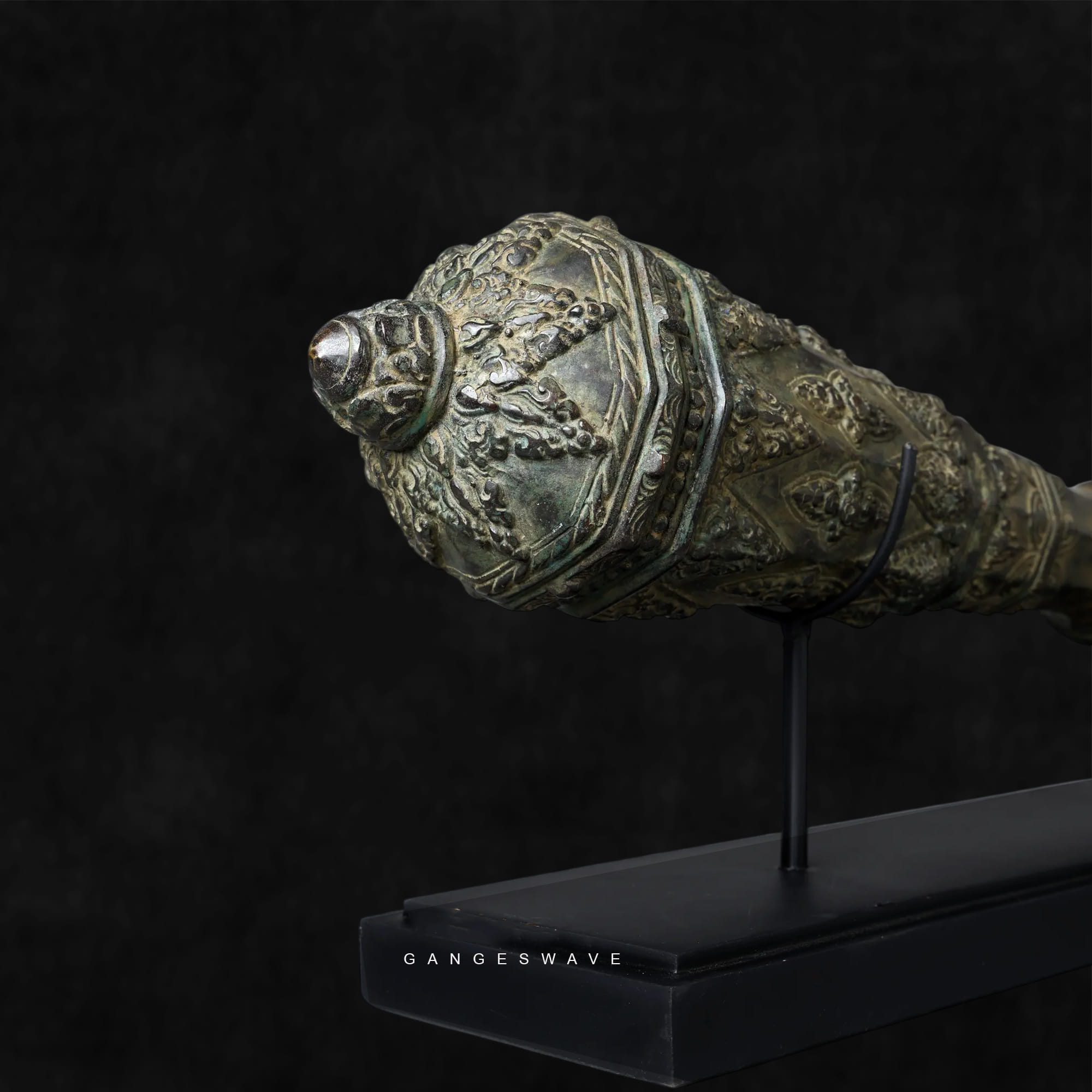 Lord Vishnu's Gada in Vintaga Patina - 24 inches - Image 3