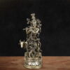 Krishna Superfine Brass Idol - 14.5 inches