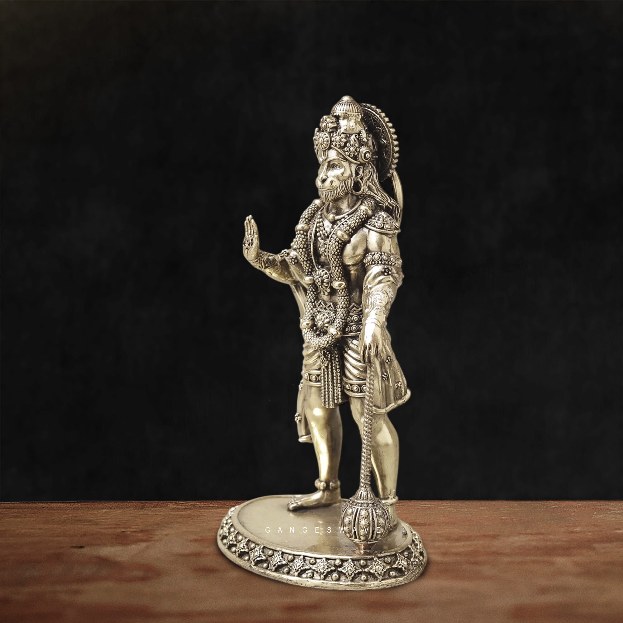 Hanumanji Brass Murti -10.5 inches - Image 5