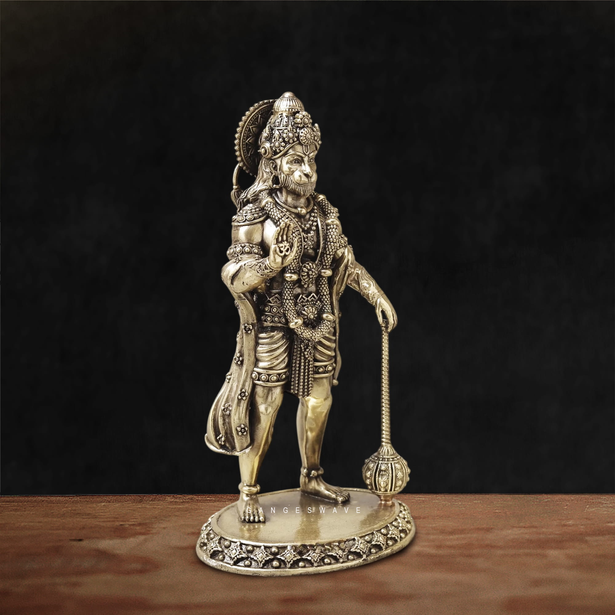 Hanumanji Brass Murti -10.5 inches - Image 4