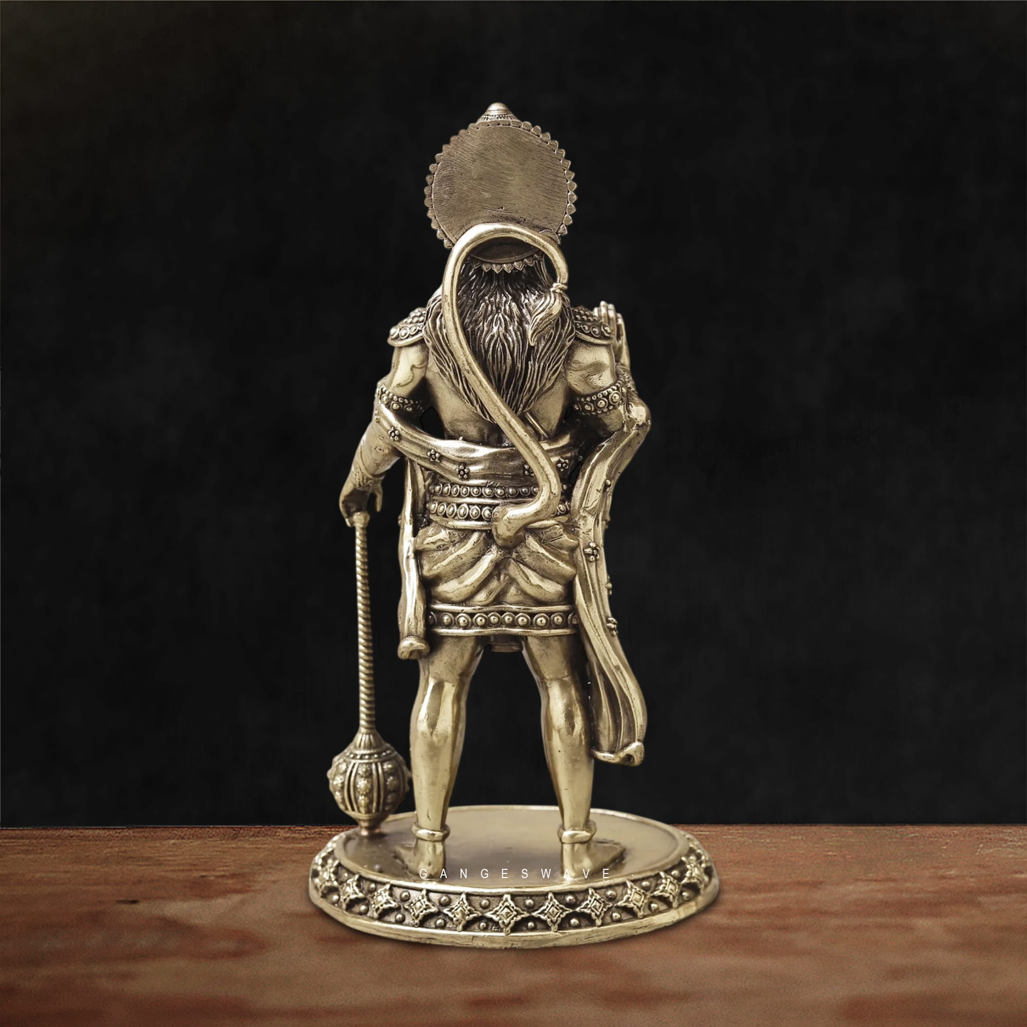 Hanumanji Brass Murti -10.5 inches - Image 3