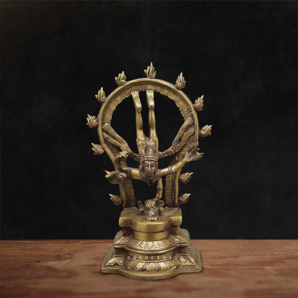 Shiv Tandav Brass Murti - 12 inches