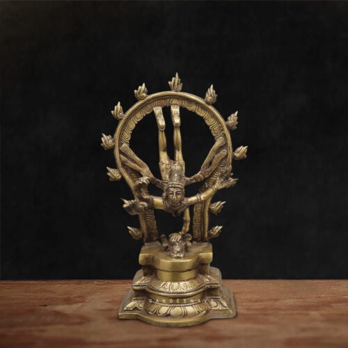 Shiv Tandav Brass Murti - 12 inches