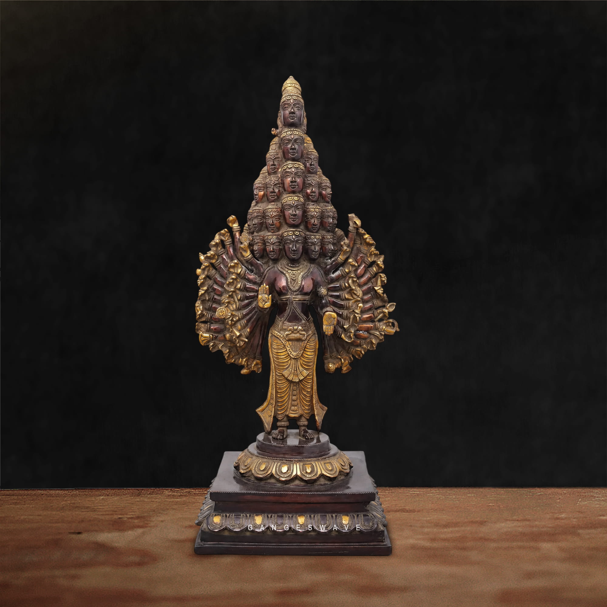 Maha Sadashiva Brass Masterpiece Statue - 23 inches