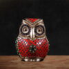 handcrafted-brass-owl-table-decor-with-meenakari-work-7-inches