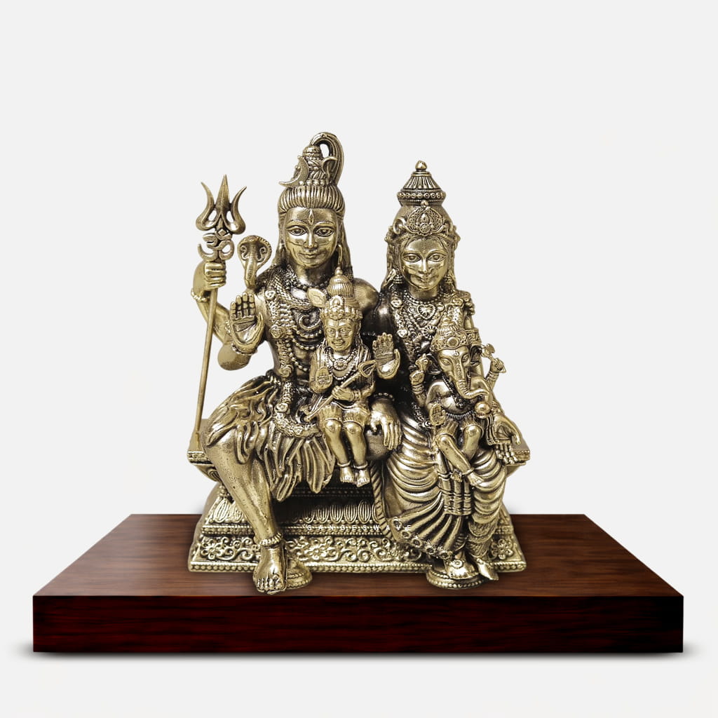 Brass Shiv Parivar Statue