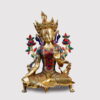 Meenakari Brass Superfine Tara Statue - 20 inches