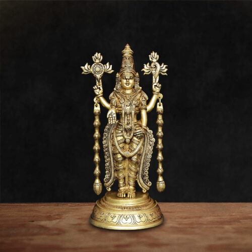 Tirupati Balaji Brass Statue - 16 inches