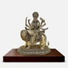 Brass Maa Durga (Sherawali) Idol on Lion - 8.5 inches