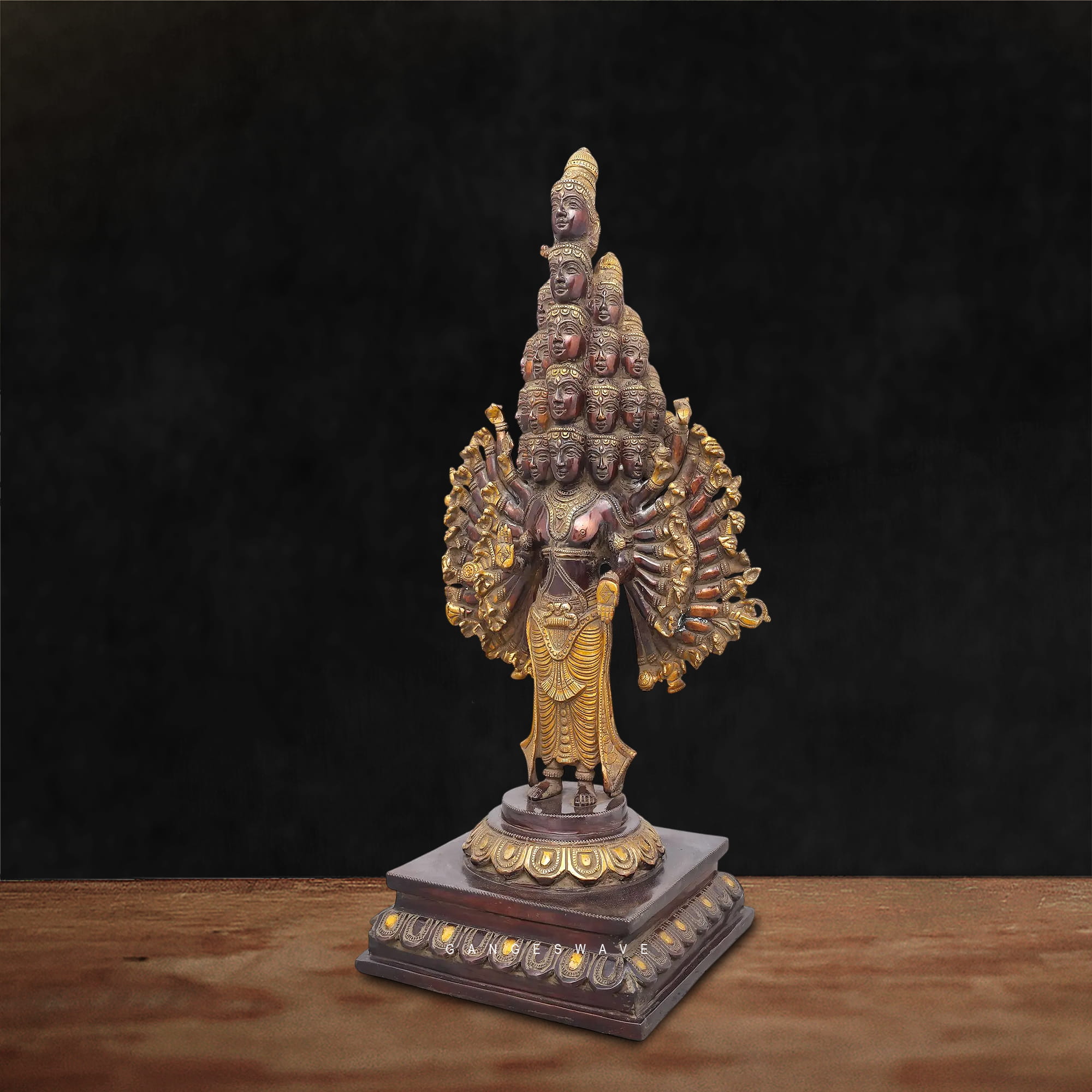 Maha Sadashiva Brass Masterpiece Statue - 23 inches - Image 4