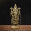 Superfine Tirupati Balaji Brass Statue - 18 inches