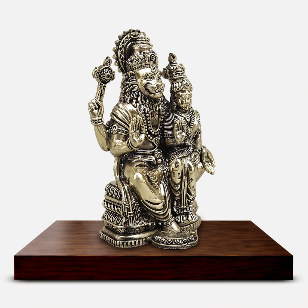 Varaha with Goddess Lakshmi Superfine Brass Idol - 8 inches - Image 4