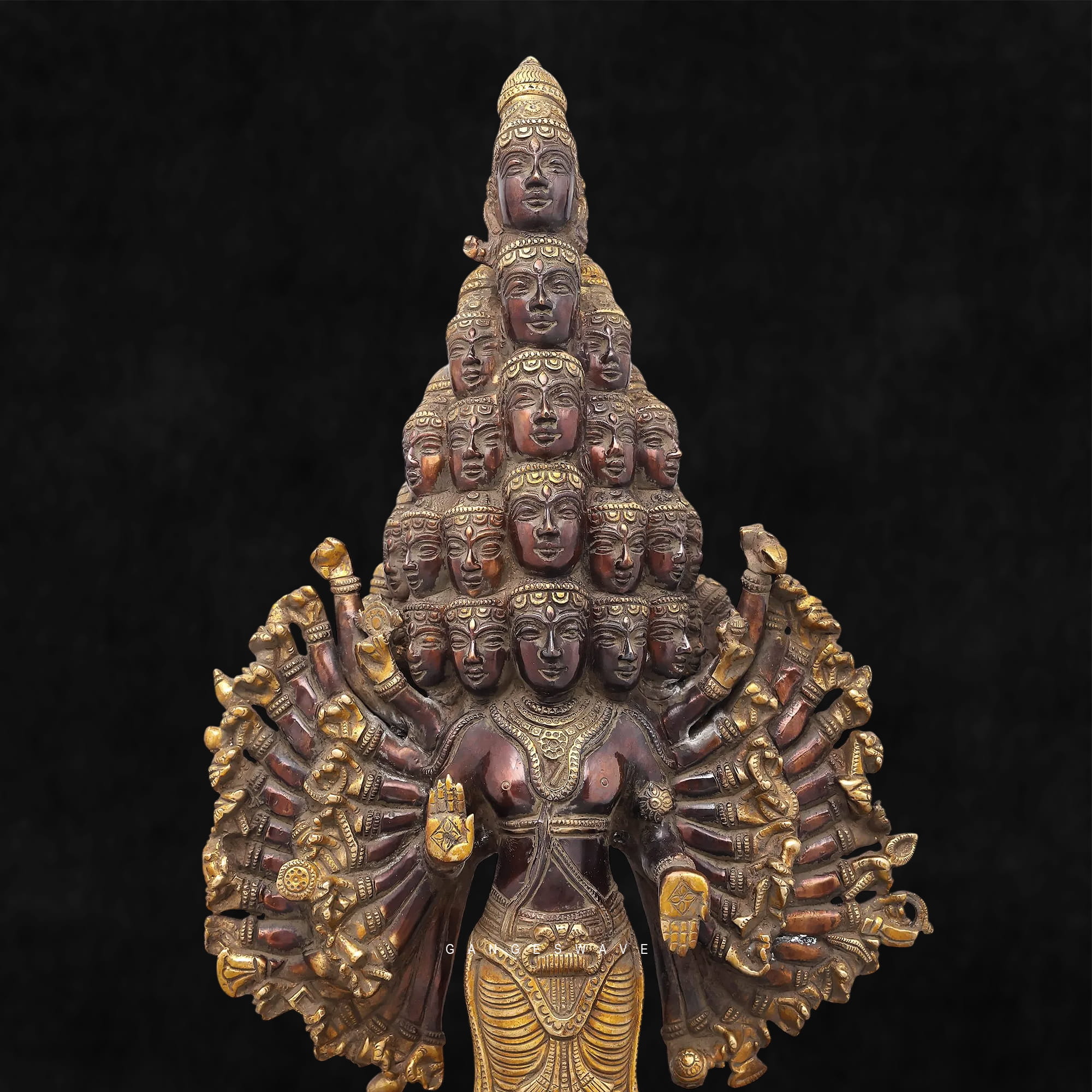 Maha Sadashiva Brass Masterpiece Statue - 23 inches - Image 5