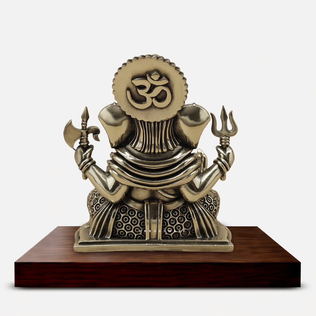 3 inches Premium Superfine Brass Ganesha Idol - Image 4