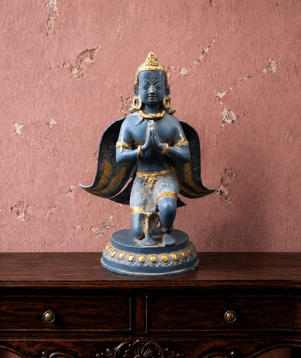 Vintage Patina Garuda Brass Decor -12 inches