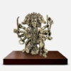 Handcrafted Panchmukhi Hanuman Brass Idol with intricate detailing, premium antique finish, five-faced Hanuman statue for home temple, luxury interior décor, meditation room and Vastu placement.