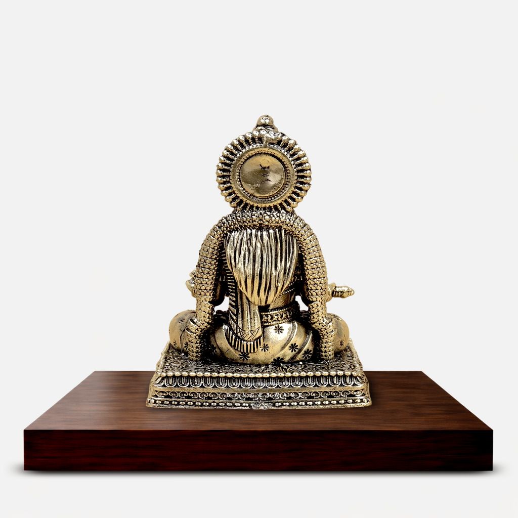 Brass Maa Annapurna Idol - 4 inch - Image 2