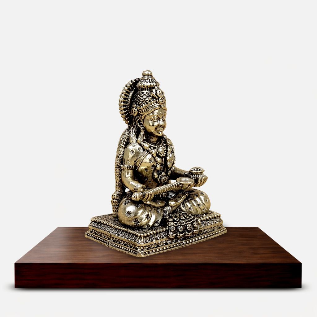 Brass Maa Annapurna Idol - 4 inch - Image 3
